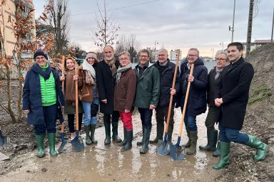 Début de l’aménagement du parc de la Raude (automne 2024)