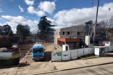 Lancement des travaux du pôle de commerces et de santé du Bourg