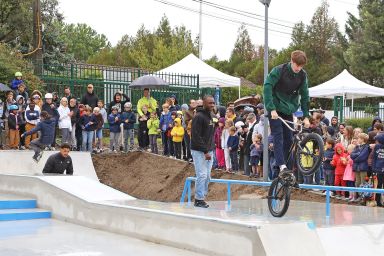 Livraison du nouveau Skate Park stade Dubot